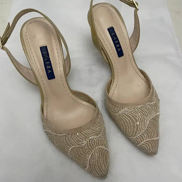 [BUNJANG] Sera Slingback Heels (7cm Heel) / 세라 슬링백 230