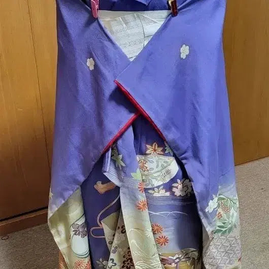 [BUNJANG] Showa Period Antique Furisode Kimono Silk / 쇼와시대 앤티크 후리소데 기모노