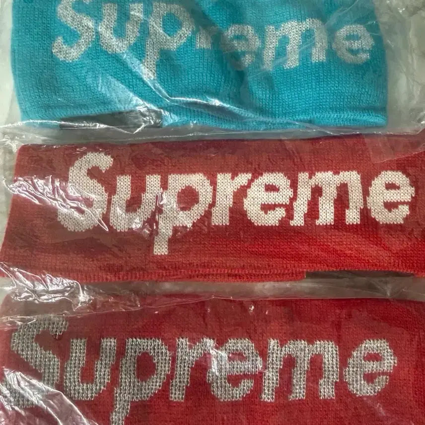 [BUNJANG] Supreme Headband Set (3 Pieces) / 슈프림 헤어밴드 3개 팝니다