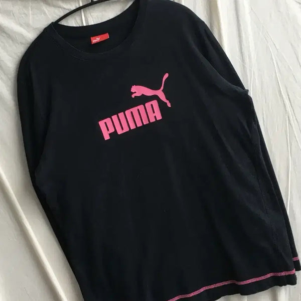 [BUNJANG] Puma Big Logo Long Sleeve T-Shirt / 퓨마 빅로고 롱슬리브