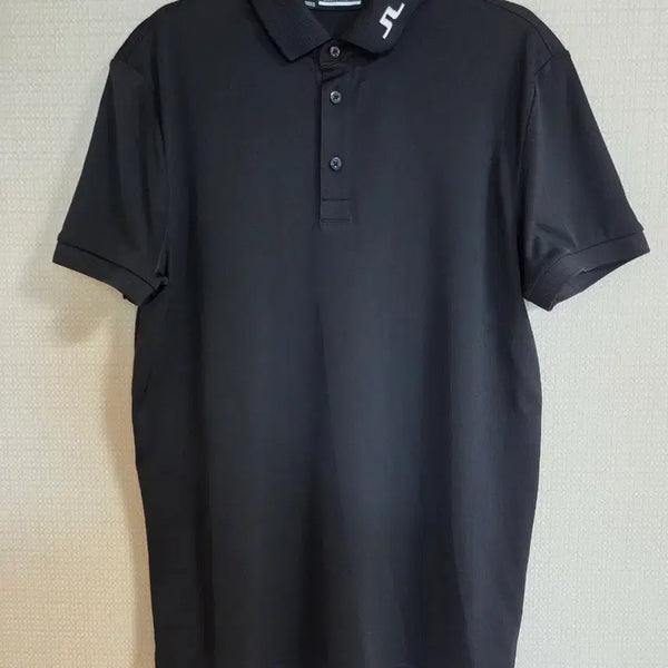 [BUNJANG] J. Lindeberg Golf Collar T-Shirt Black Size M / 제이린드버그 골프카라티