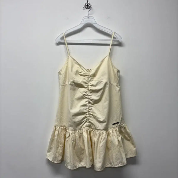 [BUNJANG] RAIVE Shirring Frill Layered Dress / RAIVE 셔링 프릴 레이어드 원피스