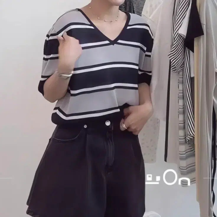 [BUNJANG] Women's Linen Short-Sleeve T-Shirt / 여성 린넨 반팔티 55~66