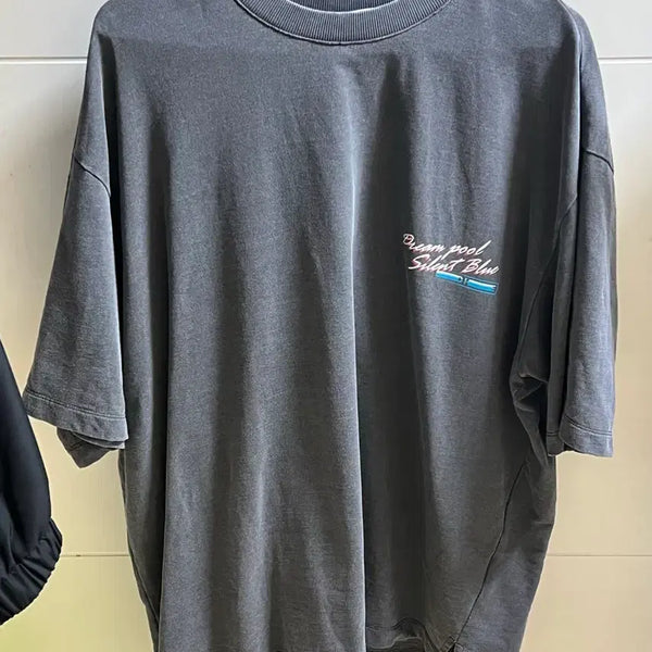 [BUNJANG] Solid Homme Oversized Short Sleeve T-Shirt / 솔리드옴므 오버핏 반팔 티셔츠 46