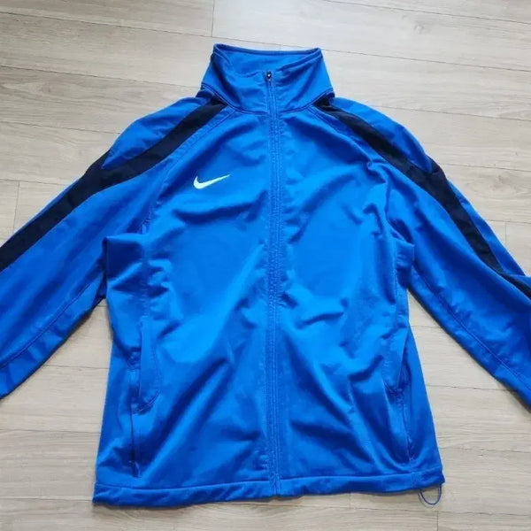 [BUNJANG] Nike Blue Training Zip-up Hoodie L / 나이키 블루 트레이닝 집업 L