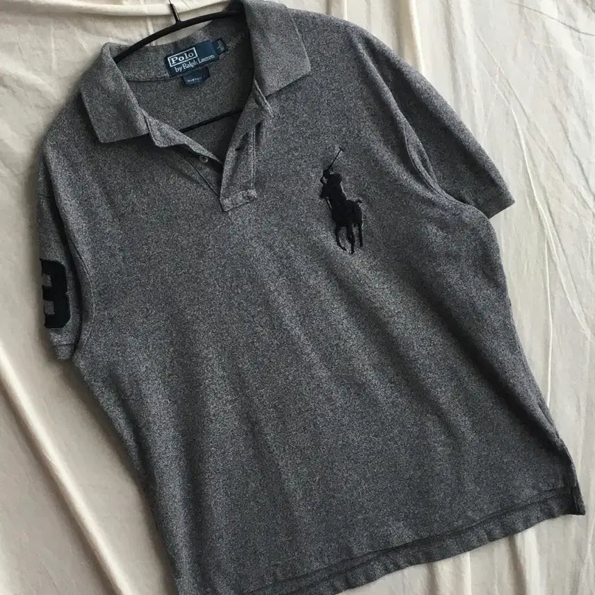 [BUNJANG] Polo Ralph Lauren Big Pony Pique Short Sleeve Polo Shirt / 폴로 랄프로렌 빅포니 카라 반팔티