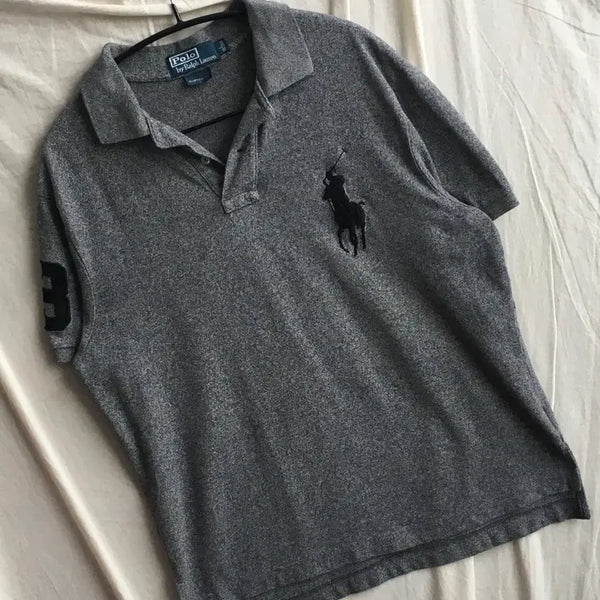 [BUNJANG] Polo Ralph Lauren Big Pony Pique Short Sleeve Polo Shirt / 폴로 랄프로렌 빅포니 카라 반팔티
