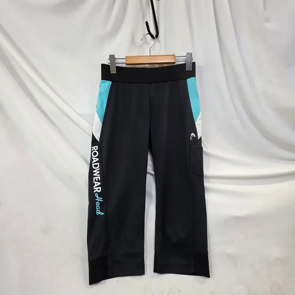 [BUNJANG] HEAD Women's Black 7-Button Capris Size 70 / 헤드여성코오롱  블랙7부바지70