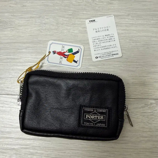[BUNJANG] Porter Freestyle Coin Case Black / (OS)포터 프리스타일 코인 케이스 블랙