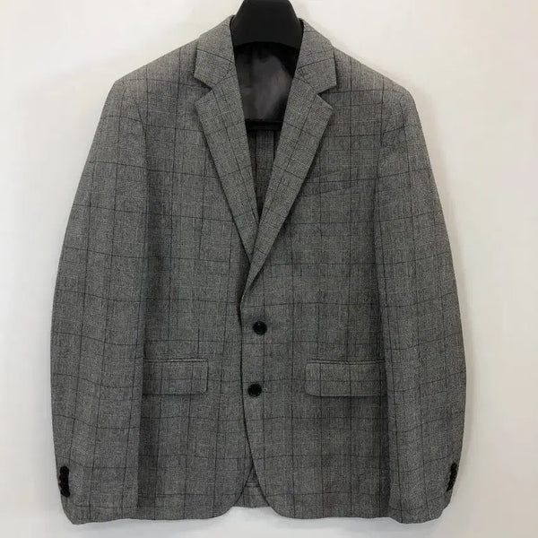 [BUNJANG] Concept One 100% Cotton Check Jacket L / 컨셉원 코튼 100% 체크자켓 L