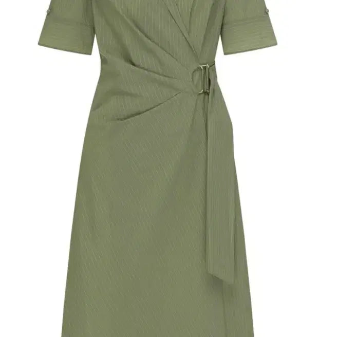 [BUNJANG] LYNN Stripe Wrap Dress L / LYNN 린 스트라이프 랩 원피스  L