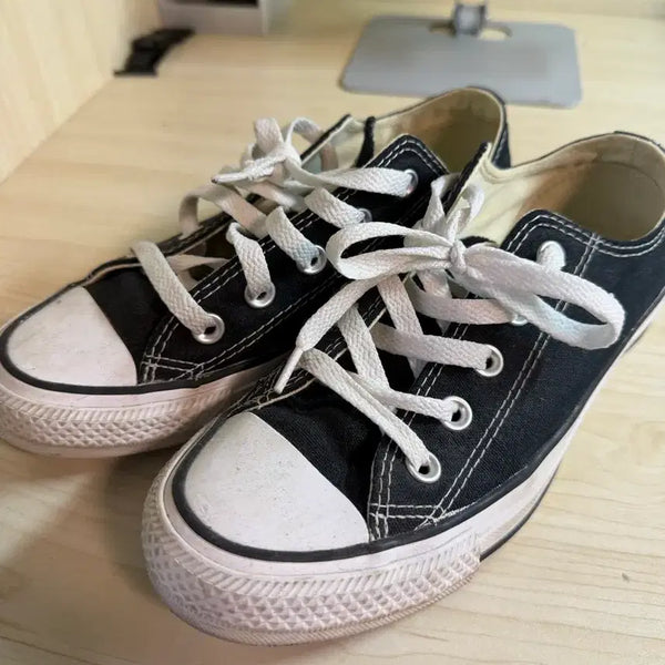 [BUNJANG] Converse Black Low-Top Sneakers / 컨버스 운동화