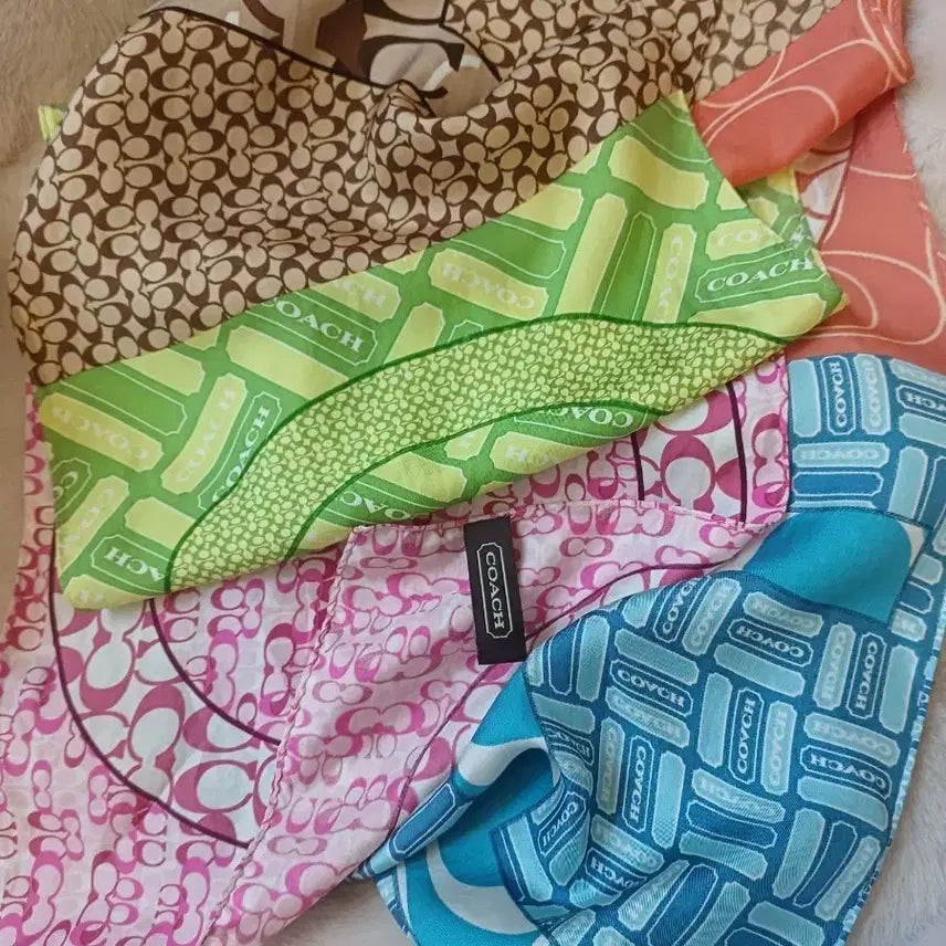 [BUNJANG] Coach Silk Scarf / 코치 실크스카프