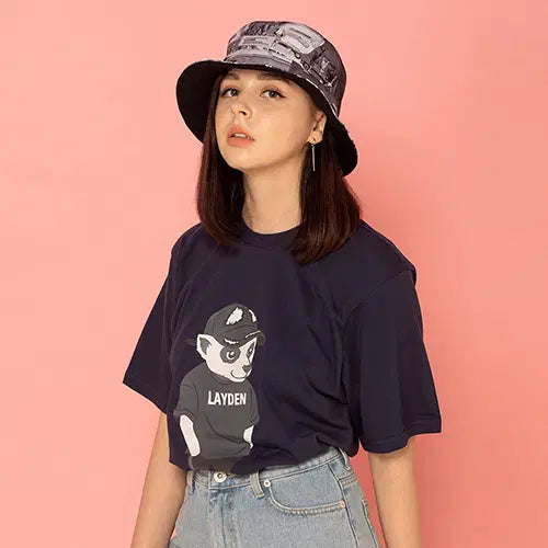 [BUNJANG] RAIDEN LAYGOM S/S TEE-NAVY M / [새상품] 레이든 티셔츠 M사이즈 HIGHEND LAYGOM S/S TEE-NAVY