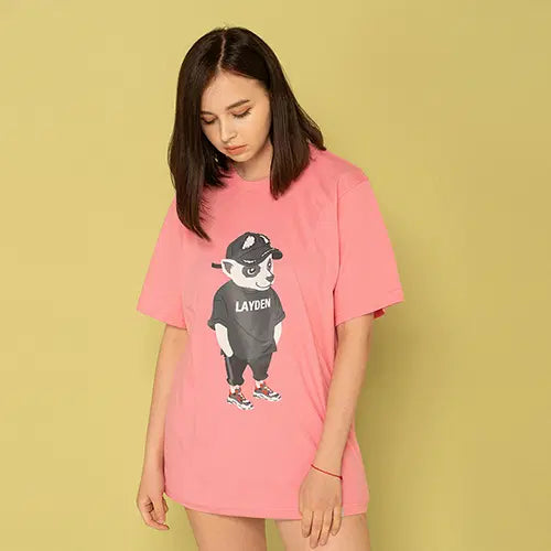 [BUNJANG] RAIDEN LAYGOM S/S TEE-PINK M Size / [새상품] 레이든 티셔츠 M사이즈 HIGHEND LAYGOM S/S TEE-PINK