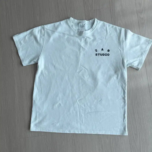 [BUNJANG] IAB STUDIO Short Sleeve T-Shirt White / 아이앱스튜디오 반팔 화이트