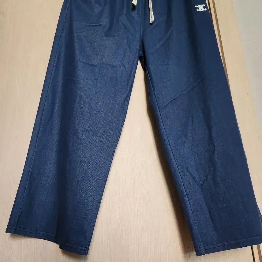 [BUNJANG] Denim Span Wide Pants / (새상품) 키작녀 데님 스판 와이드 팬츠