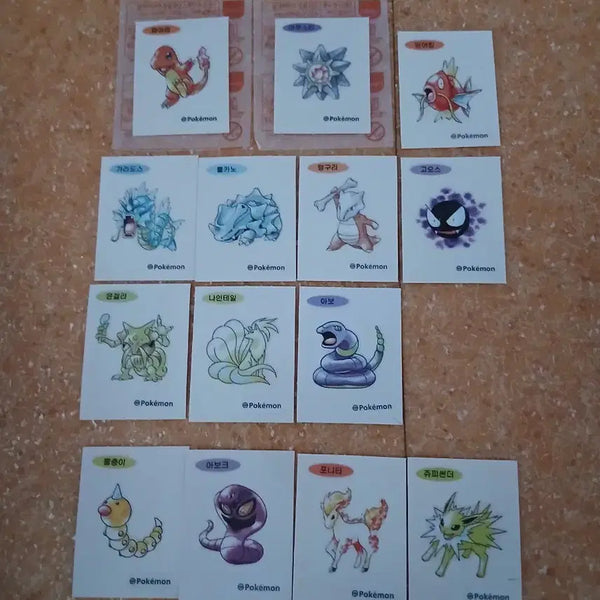[BUNJANG] Pokemon 30th Anniversary Sticker (Artwork Series) - Choose Your Sticker / 포켓몬띠부씰 1개 선택 아트웍 30주년띠부씰