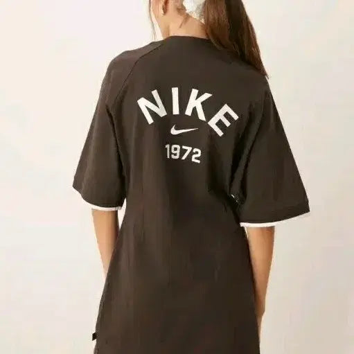 [BUNJANG] Nike T-Shirt Dress Brown / 정품 나이키 티셔츠원피스90  165.88a