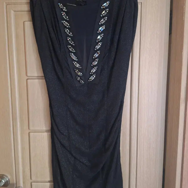 [BUNJANG] Misha Black Beaded Dress Size 85 / 미샤 원피스   85