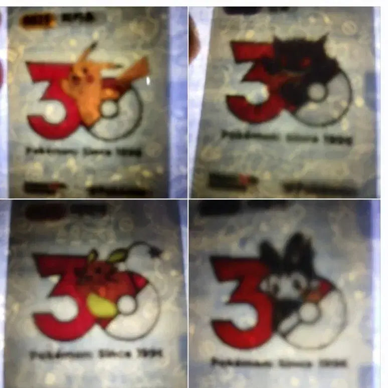 [BUNJANG] Pokemon Stickers 30th Anniversary Logo Sticker / 포켓몬띠부씰 1개 선택 30주년로고띠부씰 30주년띠부씰