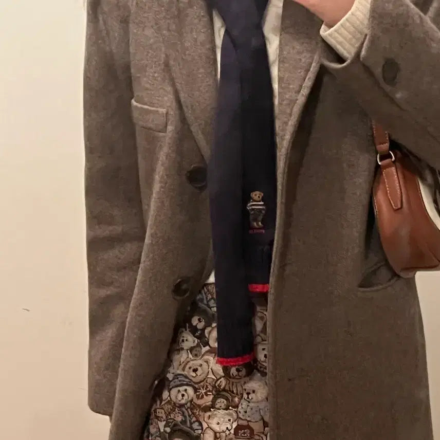 [BUNJANG] Polo Ralph Lauren Bear Neck Scarf / 폴로랄프로렌 목도리