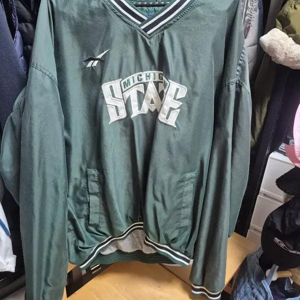 [BUNJANG] Reebok Old School Michigan State Training Top XL / 리복 올드스쿨 미시간스테이트 xl