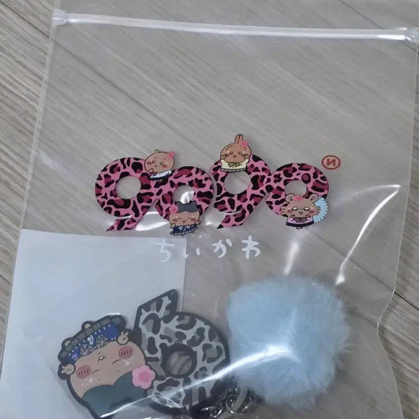 [BUNJANG] Hachiware x Gyaru Collaboration Keyring (Sealed) / 미개봉 하치와레 갸루 9090콜라보 키링