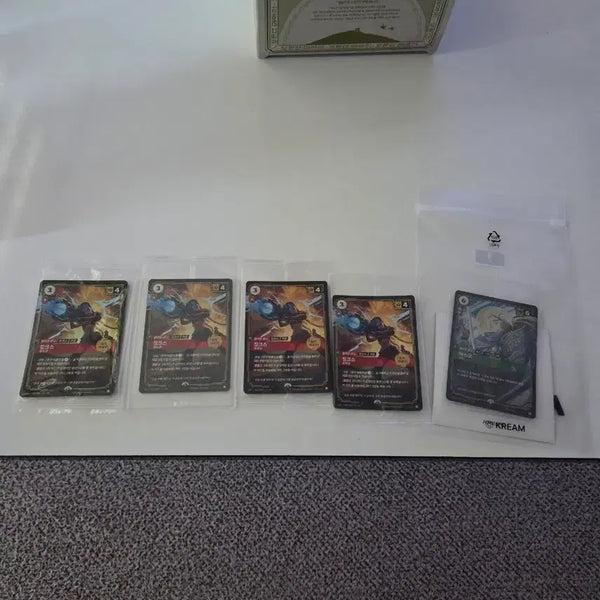 [BUNJANG] MSI Yasuo Promo Card + Jinx Promo Cards Bundle / MSI 야스오 프로모 카드 1장 + 징크스 프로모카드 4장 판매