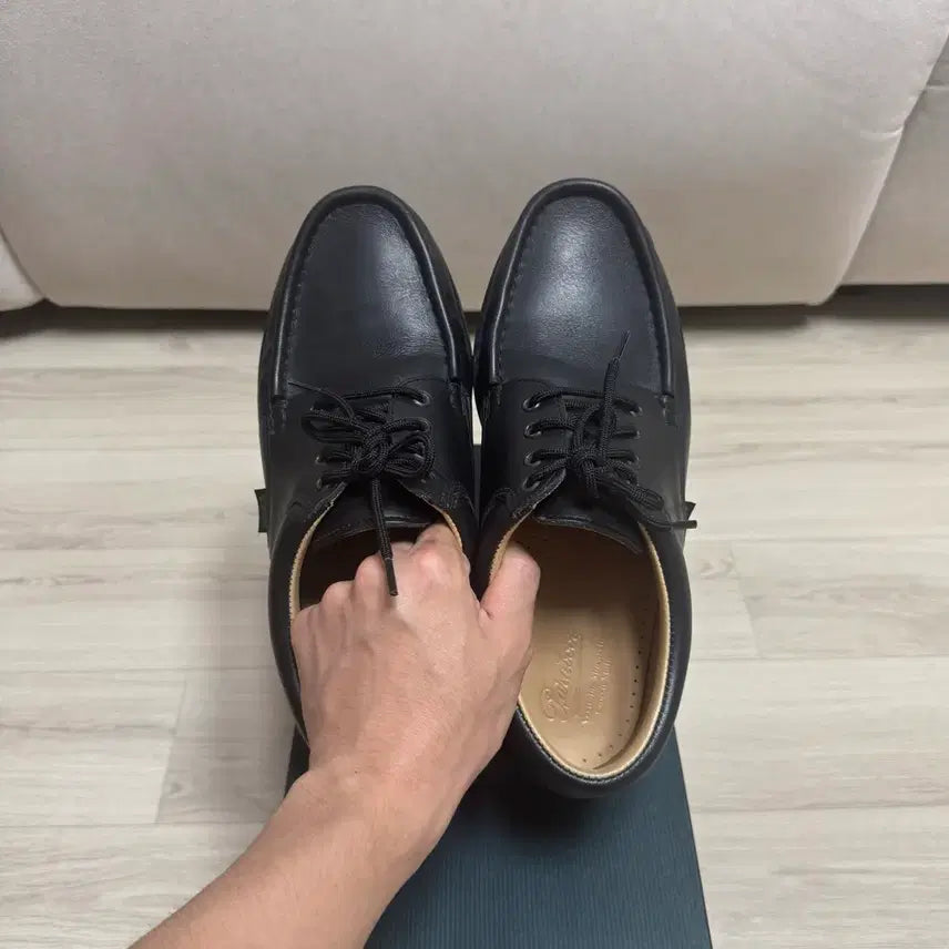 [BUNJANG] Paraboot Thiers Black Leather Shoes UK 9 / 파라부트 티에르 블랙 280