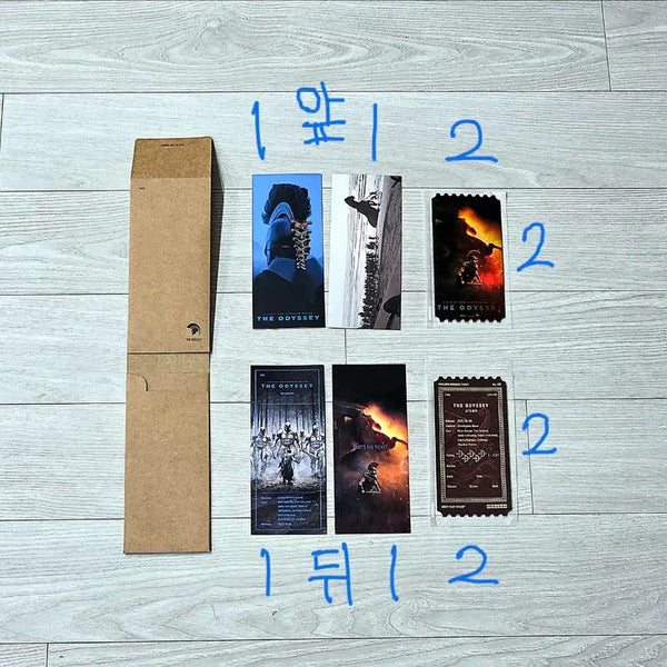 [BUNJANG] Tenet Christopher Nolan Original Ticket Set / 오디세이 TTT삼티오리지널티켓오티 오딧세이오티ttt티티티 크리스토퍼놀란