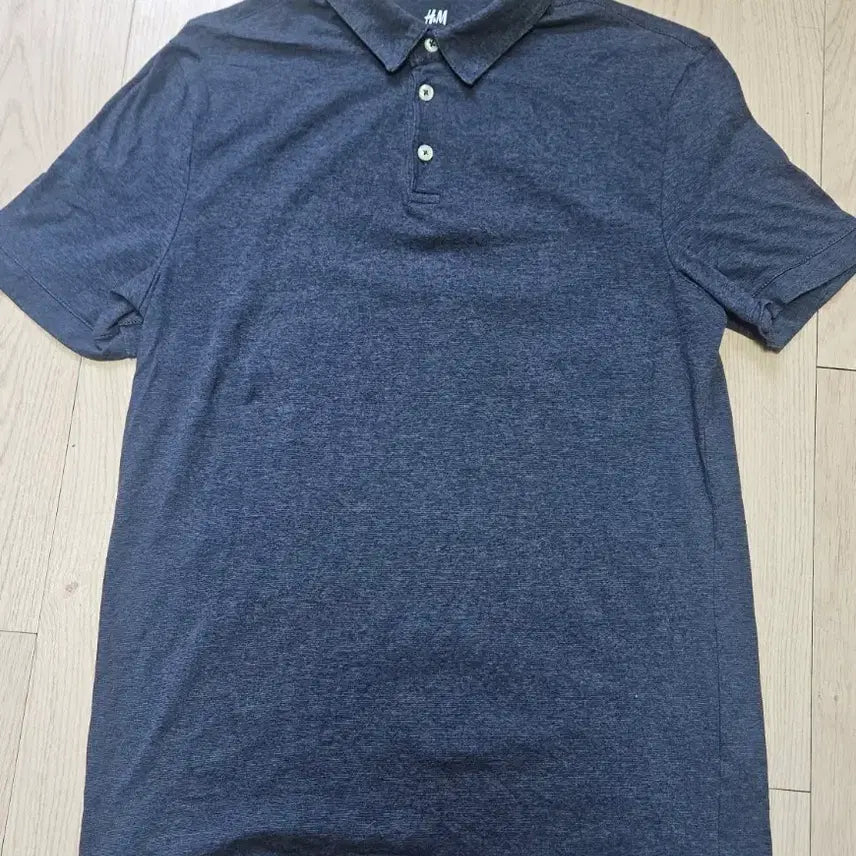 [BUNJANG] H&M Basic Short Sleeve Polo Shirt Navy S / H&M 기본 반팔 카라티 네이비 S
