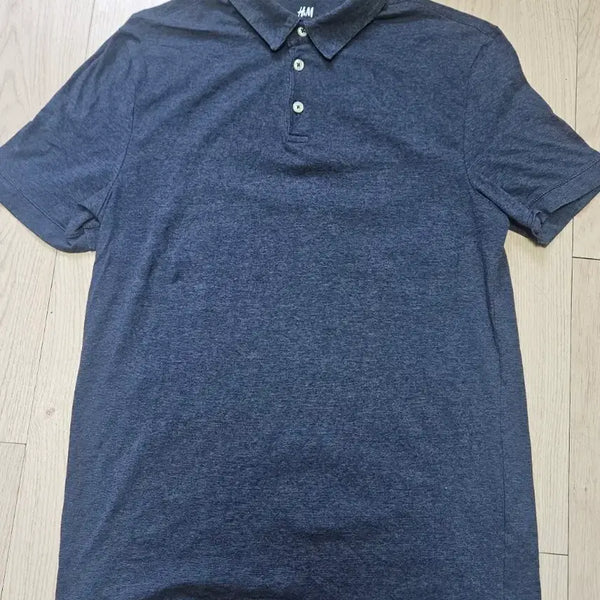 [BUNJANG] H&M Basic Short Sleeve Polo Shirt Navy S / H&M 기본 반팔 카라티 네이비 S