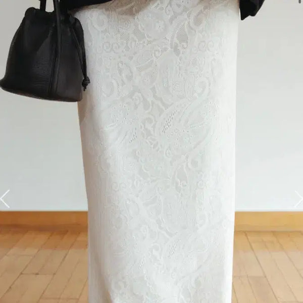 [BUNJANG] Mono H Lace Band Long Skirt / 새상품 ) 모노하 Lace band long skirt