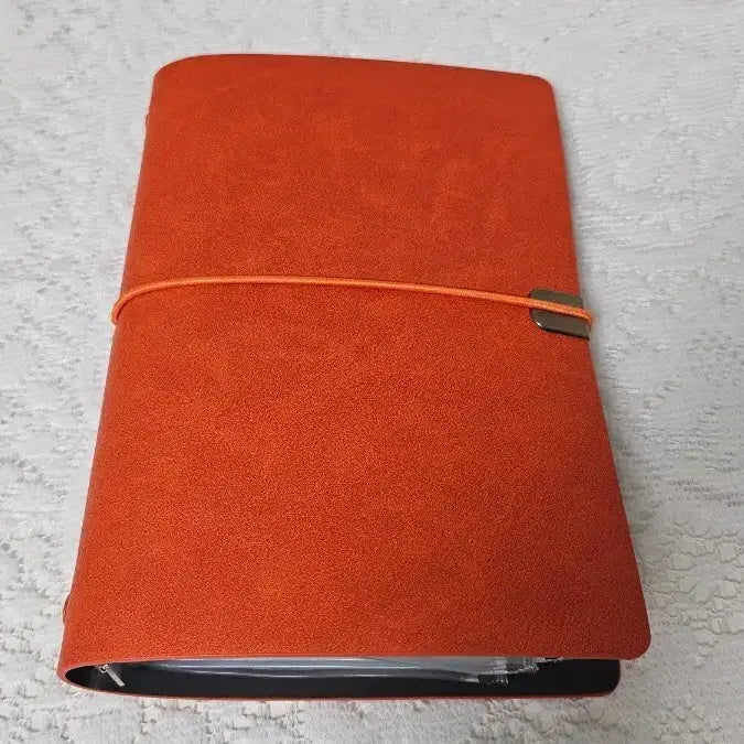 [BUNJANG] Vintage 6-Ring Diary Binder with Pockets / 빈티지 다꾸 6공 다이어리 바인더, 포켓 속지