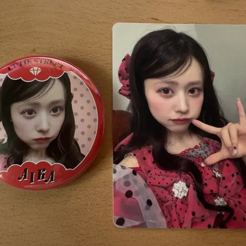 [BUNJANG] Qzto Cutie Street Aika Photocard Can Badge / 큐스토 큐티스트릿 포카 캔뱃지 팝니다