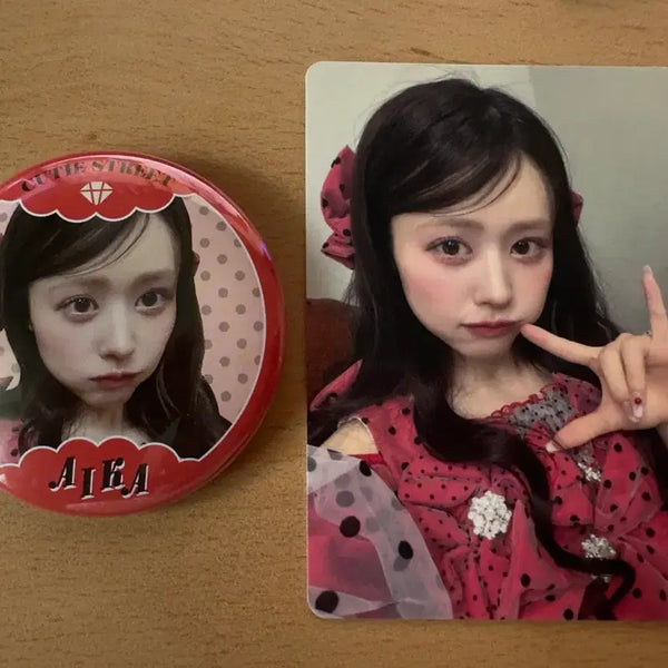 [BUNJANG] Qzto Cutie Street Aika Photocard Can Badge / 큐스토 큐티스트릿 포카 캔뱃지 팝니다