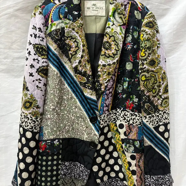 [BUNJANG] Etro Milano Patchwork Jacket (Size 46) / 정품) 에트로 밀라노 패치워크 자켓 46/66~77사이즈