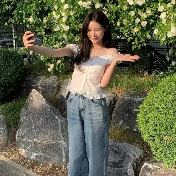 [BUNJANG] May Blouse S / 레이지샵 메이 블라우스 may blouse S