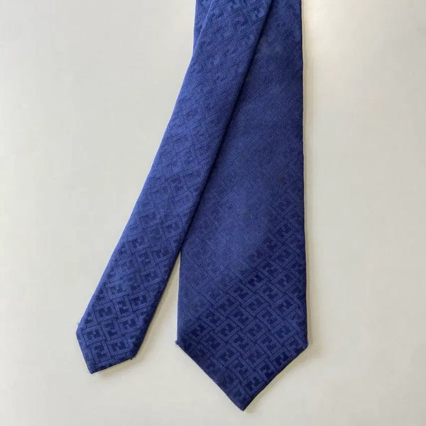 [BUNJANG] Fendi Monogram Silk Necktie / 펜디(FENDI) 모노그램 명품 정품 넥타이