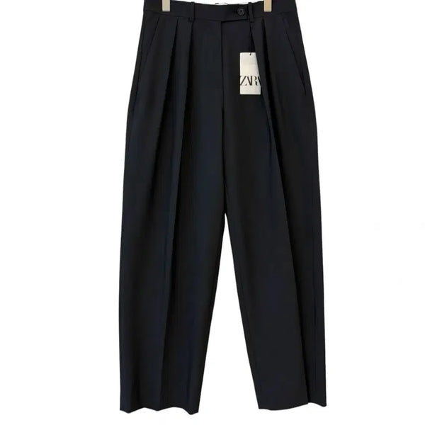 [BUNJANG] Zara Two-Tuck Wide Slacks Charcoal / 자라 투턱 와이드 슬랙스 차콜 28(M) 정품
