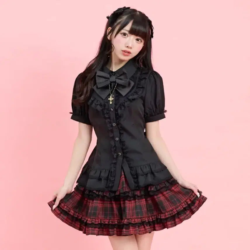 [BUNJANG] Secret Honey Frilled Hem Over Blouse / 시크릿허니 8/6 신상 밑단 프릴 오버 블라우스 양지뢰 지뢰계