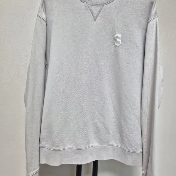 [BUNJANG] Sandro S Logo Sweatshirt Grey / 산드로 맨투맨 S 로고 그레이 M