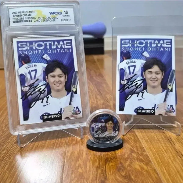 [BUNJANG] Shohei Ohtani Signed Card & LA Dodgers Replica Jersey Set / 쇼헤이 오타니 사인 카드 & 유니폼 세트