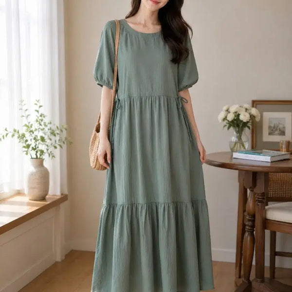 [BUNJANG] Plastic Island Long Dress / 플라스틱아일랜드 롱 원피스