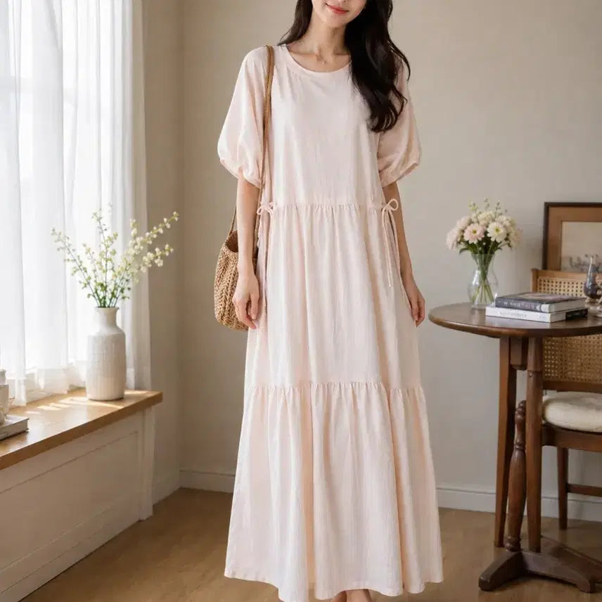 [BUNJANG] Plastic Island Long Dress / 플라스틱아일랜드 롱 원피스