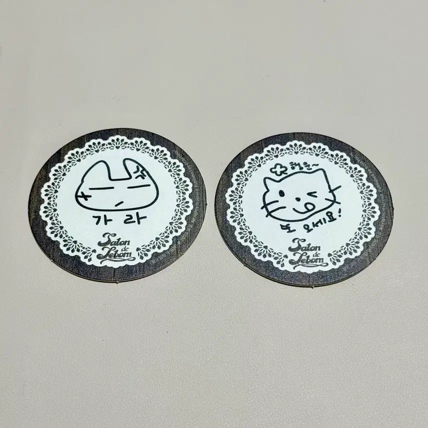 [BUNJANG] Salon de Bomb Lucky Draw Coaster Set / 살롱드르봉 대만 레봄 월요일의 구원자 특전 코스터 공수 세트 양도