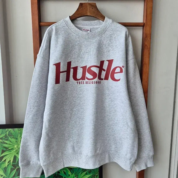 [BUNJANG] True Religion Sweatshirt Melange Grey / (새상품)트루릴리젼 맨투맨 멜란지 그레이