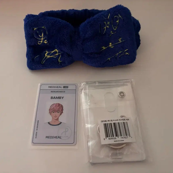 [BUNJANG] PLAVE Bambi Researcher ID Card Case & Headband Set / 메디힐 플레이브 PLAVE 연구원증 밤비 ver. 케이스, 헤어밴드