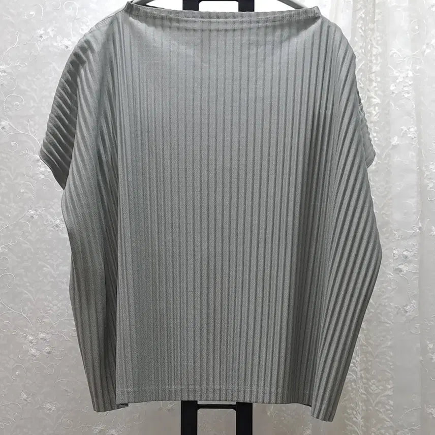 [BUNJANG] Pleats Please Grey Blouse (Free Size) / 플리츠플리즈 정품 블라우스 free
